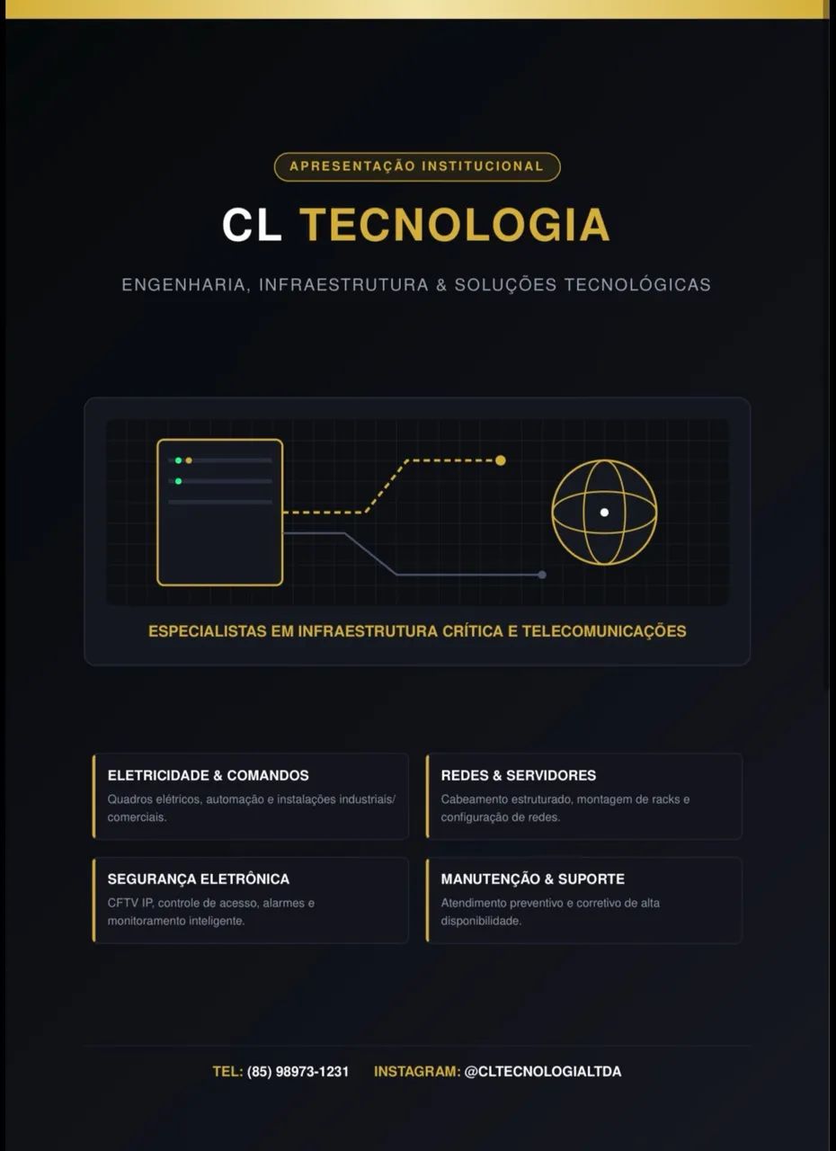 Serviços de T.I e infraestrutura 
