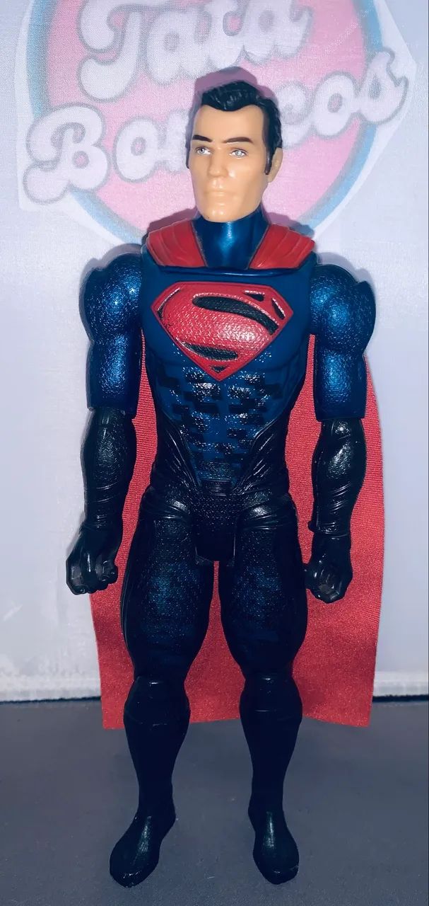 Boneco Superman camuflado 30 cm semi novo 