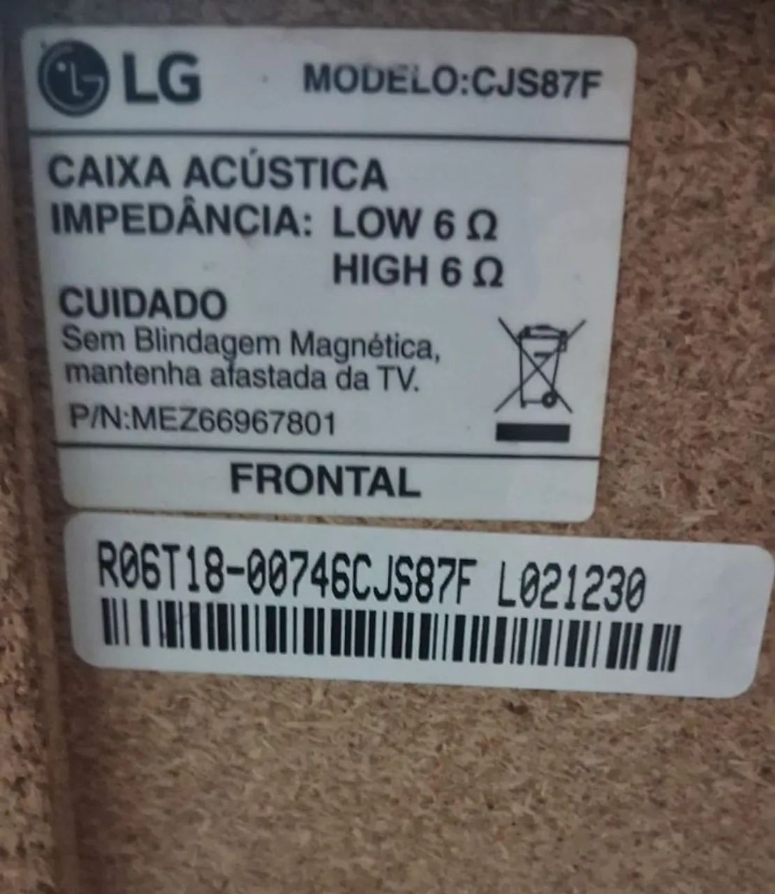 Caixas de som Mini System Lg CJ87 - Foto 2