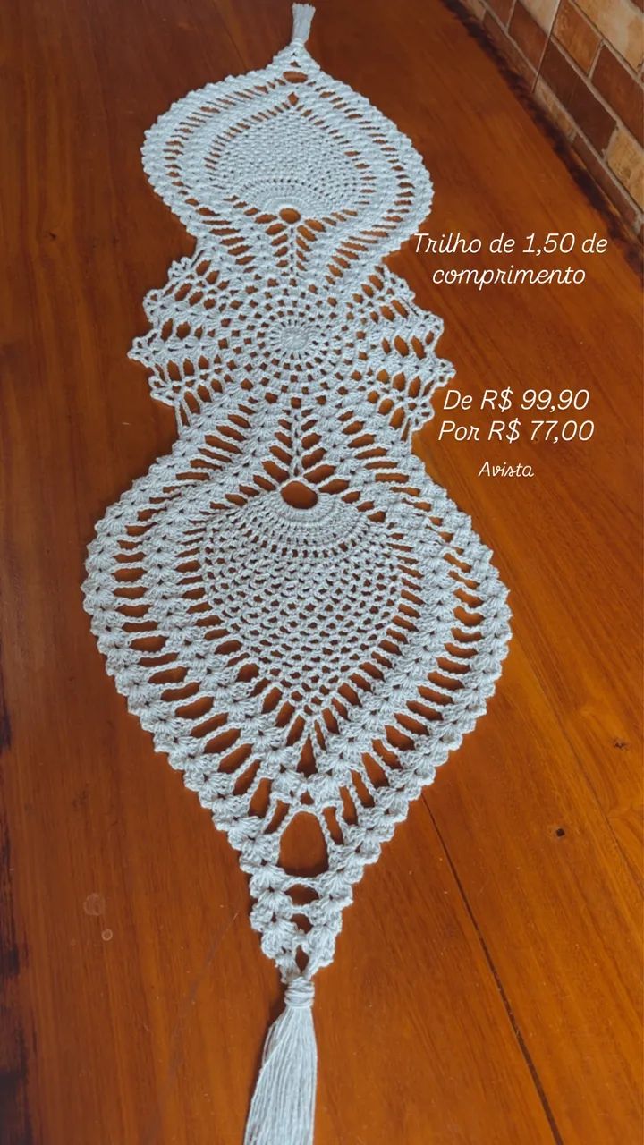 Trilho de mesa abacaxi 