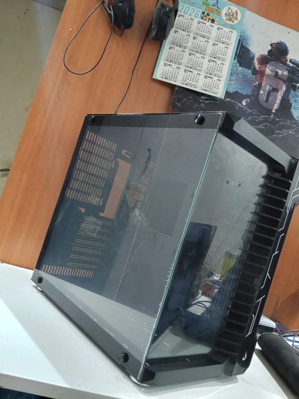 Vendo gabinete gamer rise mode galaxy glass - Foto 2