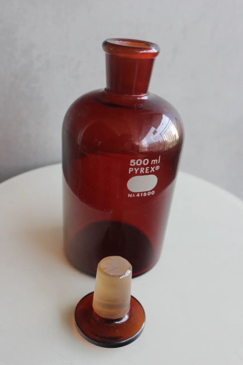Frasco rolha esmerilhada Pyrex - Foto 2