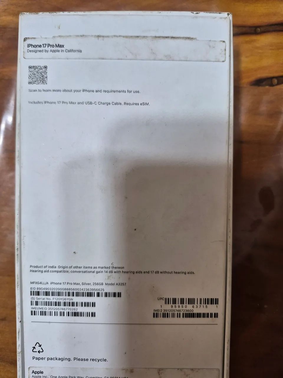 Iphone 17 pro Max novo na caixa - Foto 3