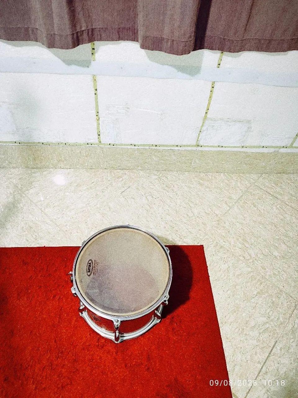 Tom de bateria de 12 polegadas 6 afinação da Wolf drums usado perfeito  - Foto 2