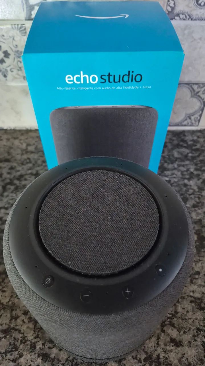 Amazon Echo Studio - Perfeito estado - Com caixa original - Foto 3