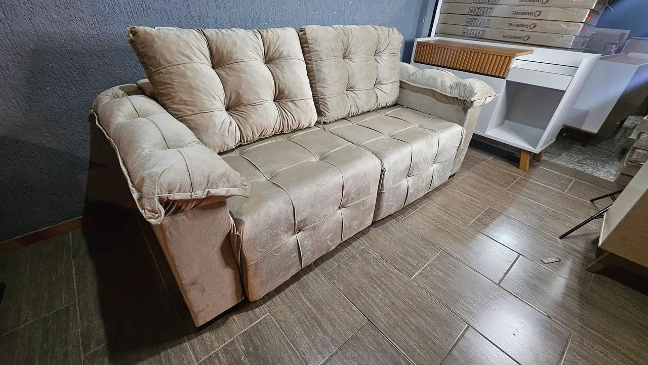 PROMOÇÃO SOFA RETRATIL NOVO - ENTREGAMOS - Foto 2