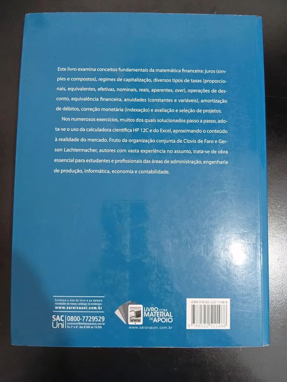Livro Introdução à Matemática Financeira - Clóvis de Faro e Gerson Lachtermacher - Foto 2