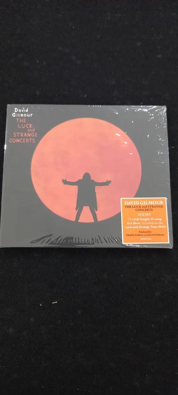 Cd David gilmour luck and strange concerts 