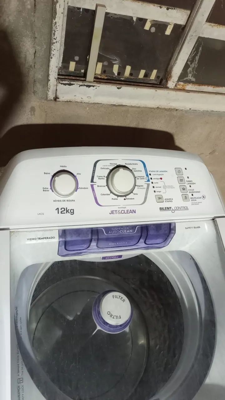 Máquina lavar roupa - Eletrolux 12kg