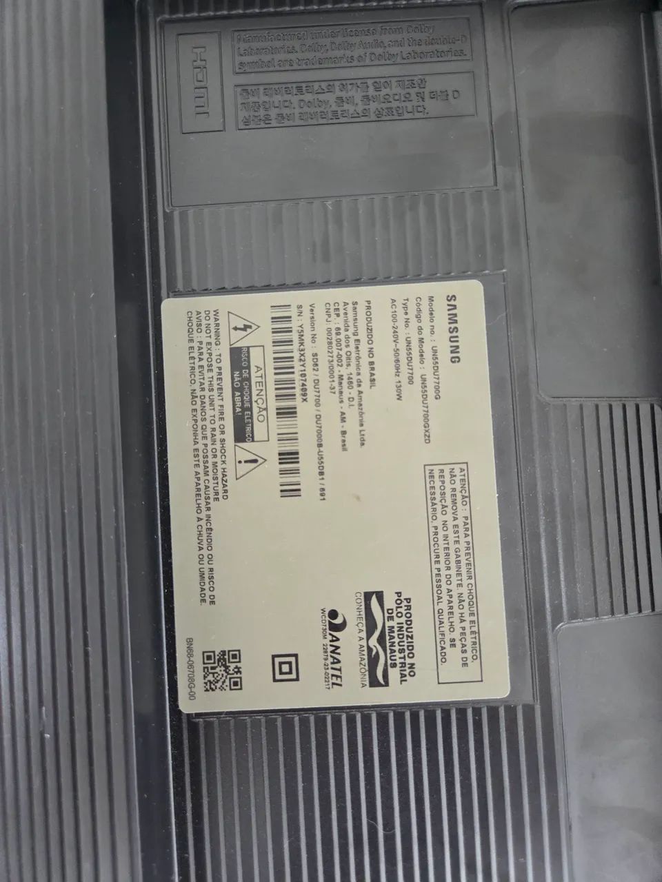 Tv Samsung 55 polegadas 4K - estado de nova - Foto 3