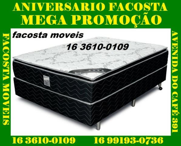Box mais colchão de mola ensacada promoção só 798,00 a vista