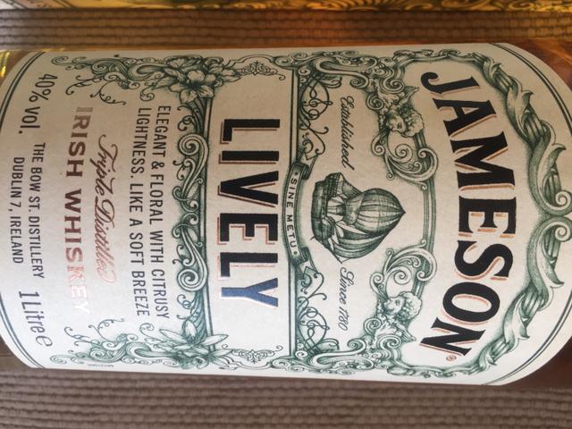 Whisk jameson lively Importado (lacrado)