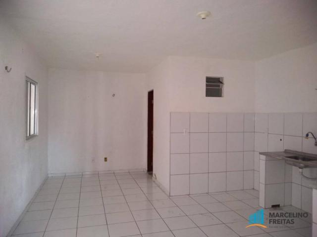 Apartamento com 1 dormitório para alugar, 33 m² por r$ 409,00/mês - barra do ceará - forta - Foto 4