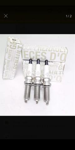 Velas originais kwid sandero logan 3 cilindros metade do preco - Foto 2