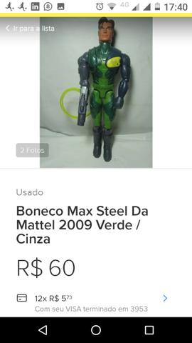 Boneco Max Steel