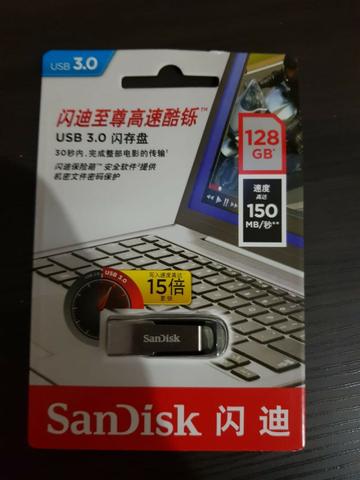 Pen Drive Sandisk 128gb Ultra Flair Usb 3.0 - Sdcz73 Z73