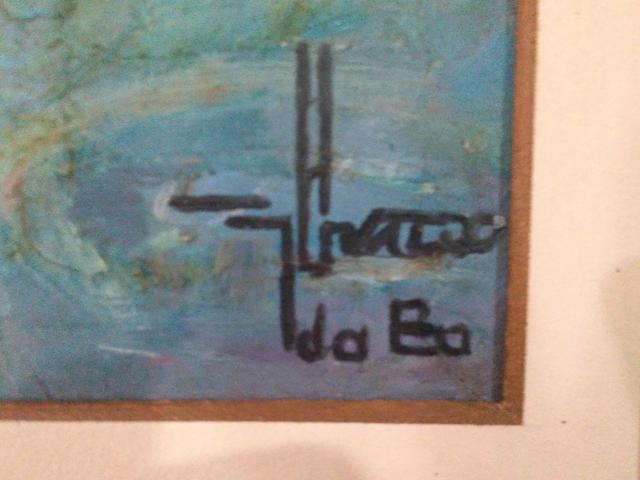 Quadro óleo sobre tela antigo ano 1971 - Foto 6