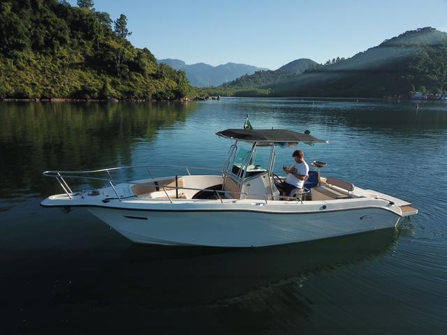 Lancha Fishing 265 - Mercruiser 5.0 V8 gasolina - Impecável - Foto 8