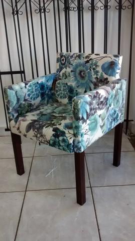 Poltrona em suede - Foto 2