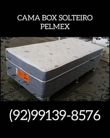 Cama Box de Solteiro Acoplada Pelmex