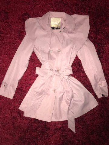 Lilica Ripilica - Casaco Trench Coat Rosa - Foto 4