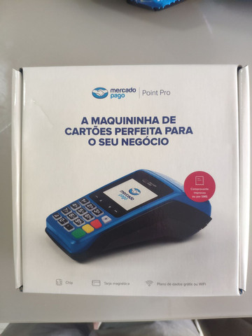 Máquina de cartão com bobina Mercado Pago Point Pro - Imprimi comprovante - Foto 2