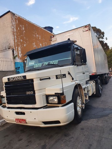 SCANIA E CARRETA BAÚ CONJUNTO