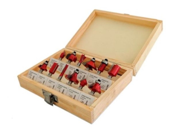 Kit de 12 fresas 6 mm com maleta - Foto 2