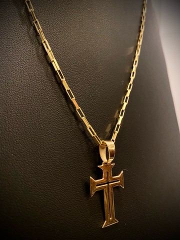 Conjunto em ouro 18k 10,2 gramas - Foto 3
