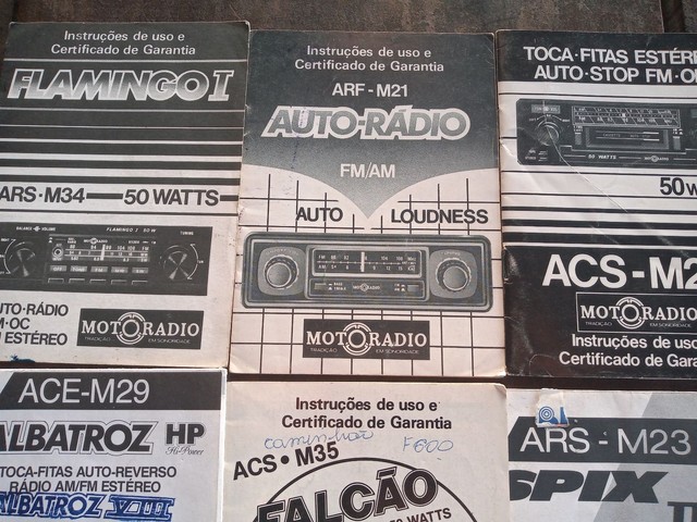 Manual rádio toca fitas antigo  - Foto 2