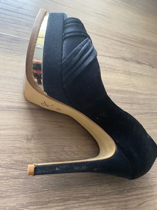 Sapato peep toe plataforma  - Foto 5