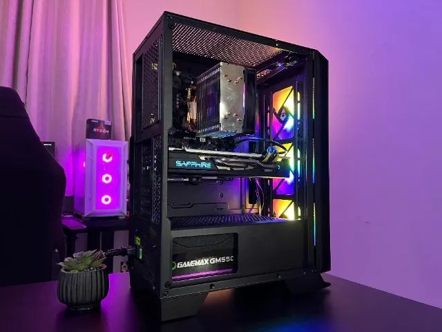 Computador Gamer Ryzen 5 3600 + RX580 | Alta Performance para Jogos | Pronto para Usar!