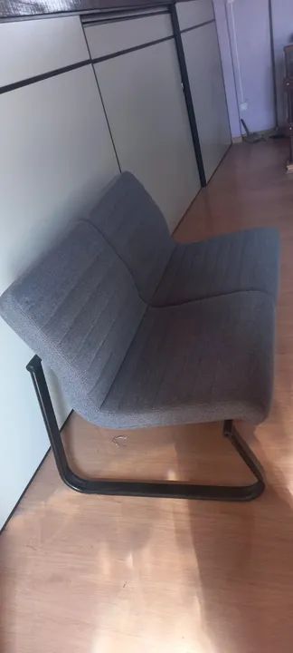 Par de Cadeira/Poltrona tipo longarina para sala de espera-recepção