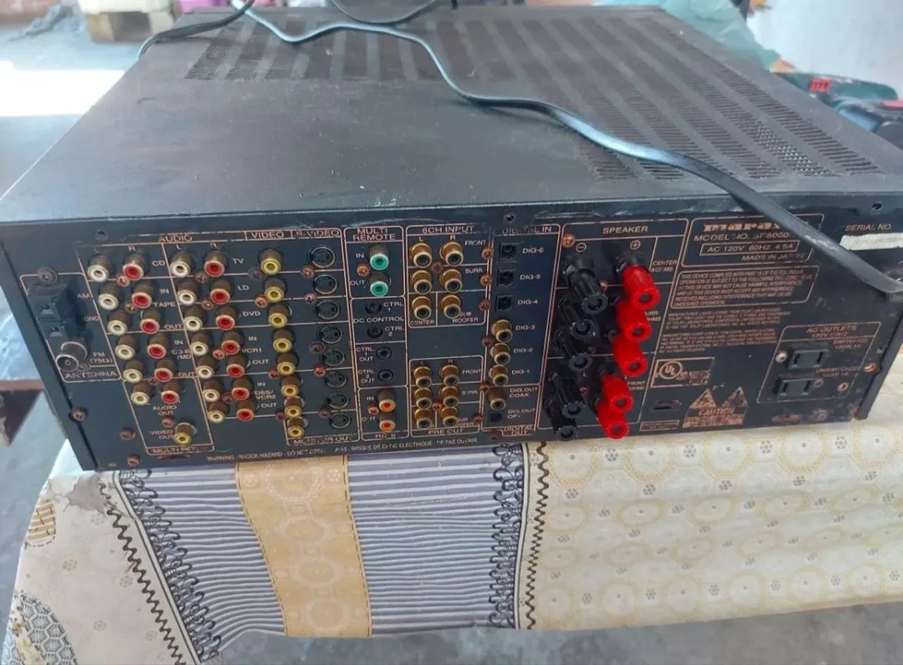 Marantz Receiver Av Surround Sr 8000  Tape Pick-up  Funciona - Foto 5