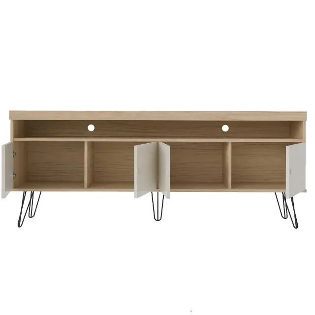Rack Bancada Pés Metal Retrô P/TVs até 65 Polegadas. São Produtos Novos Direto de Fábrica. - Foto 3