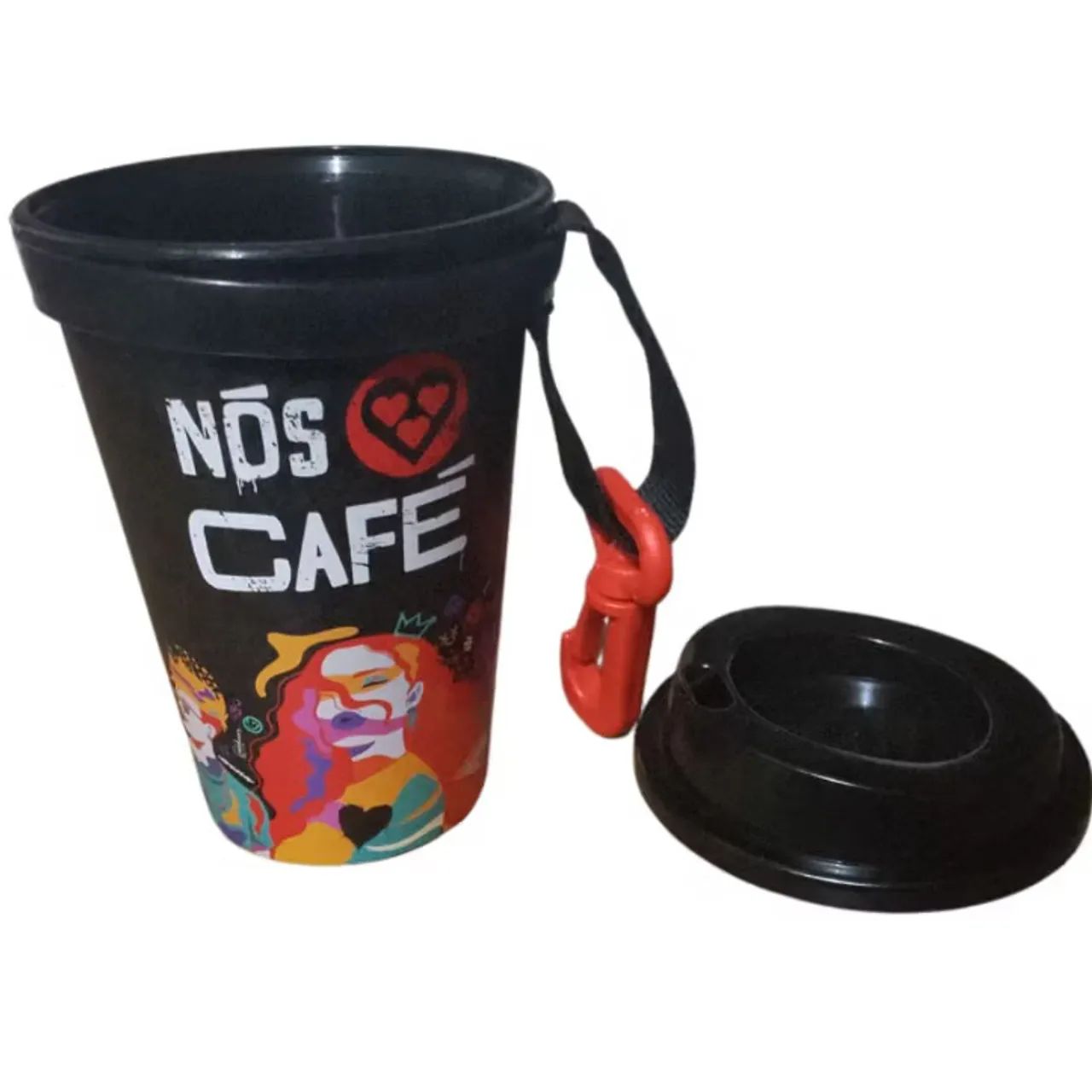 copo de café edição especial festival The Town 2023 da 3 corações com gancho - Foto 3