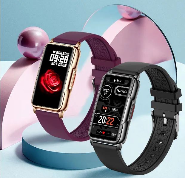 Relógio inteligente Lige Bracelet roxo mulheres - Foto 3
