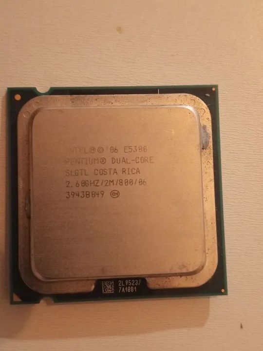 Processador dual core e5300 2.6 GHz 775