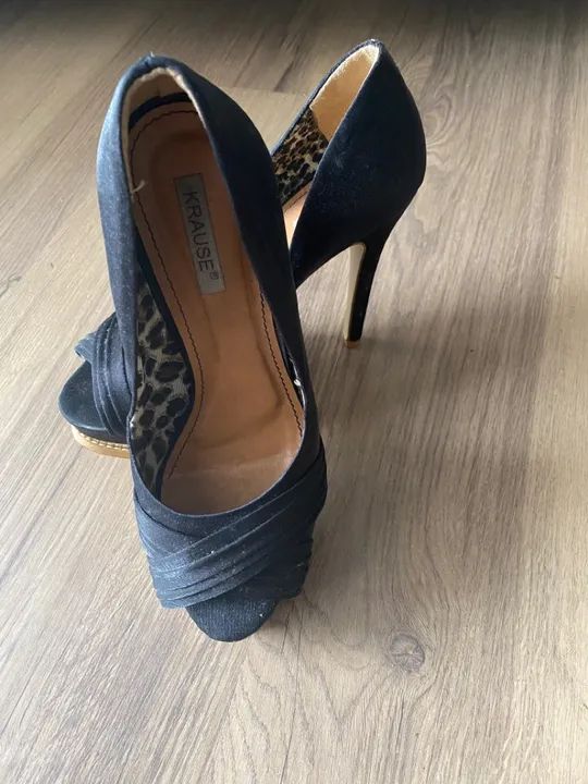 Sapato peep toe plataforma  - Foto 4