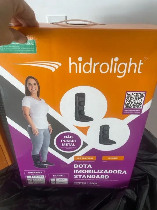 Bota Imobilizadora Ideal ( Tornozeleira Cano Alto )