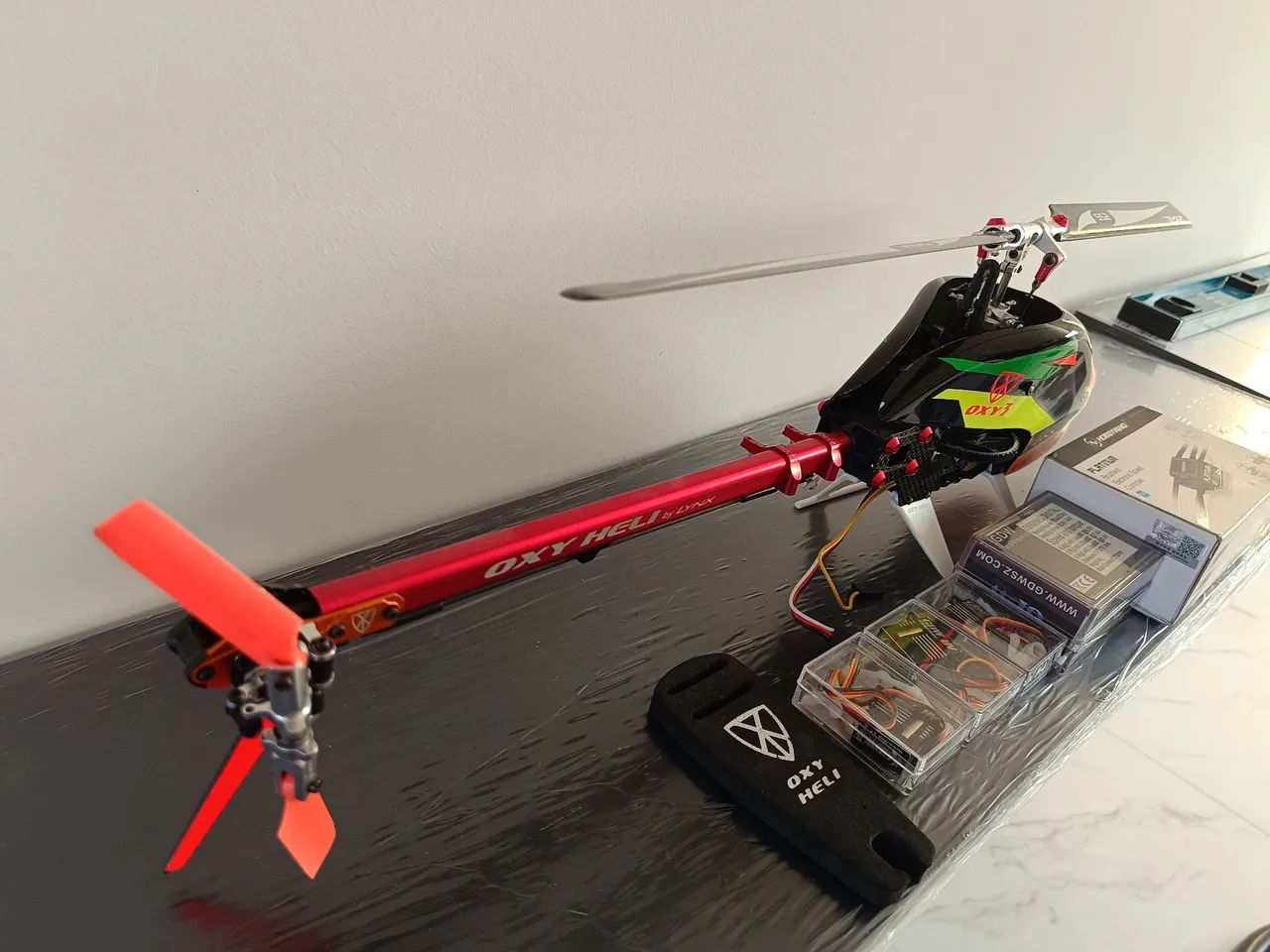 Helicóptero Oxy 3 Semelhante ao Trex 450 Rádio Controlado  - Foto 3