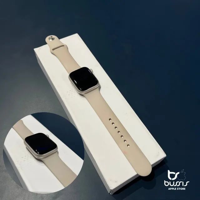Apple Watch 9 41mm バッテリー100% Apple Watch Serie 9 41mm Starlight Gps Saude de Bateria 100