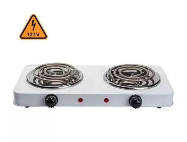 Fogão Elétrico Portátil 2 Bocas 2000W 127V - Foto 3