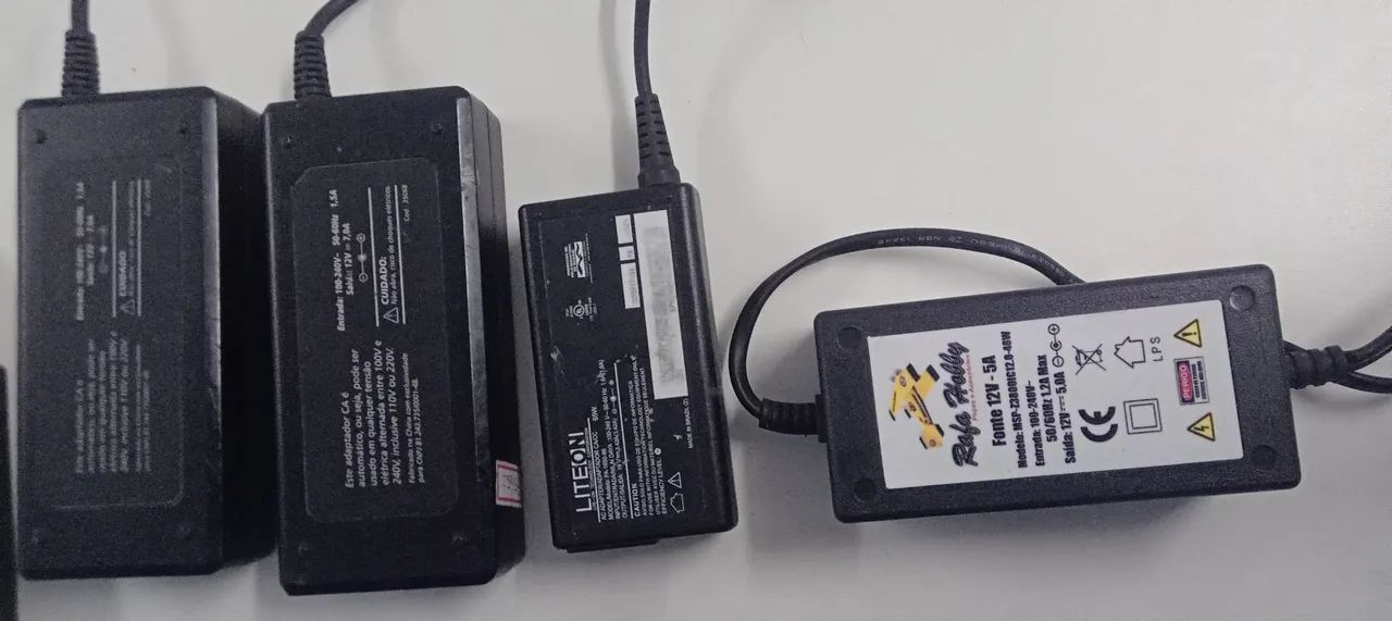 Carregadores usados para Notebook e PCs de mesa. - Foto 5