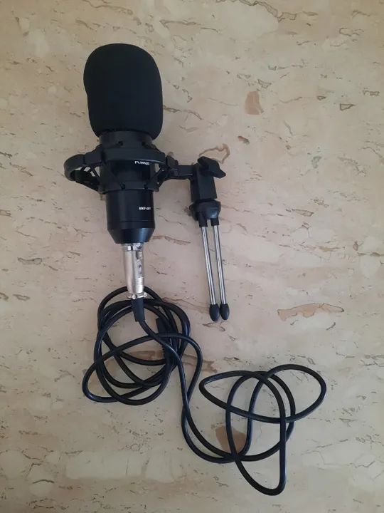 Microfone Kingo Mkf-001 + Tripé - Foto 2