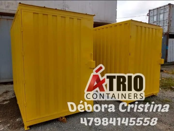 Container obra pintura acrílica 3x1.5x2.20
