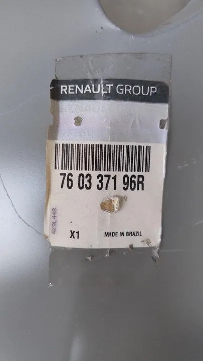 Lateral traseira esquerda Com furo da moldura Roda Renault Logan 2014 a 2019 original  - Foto 3