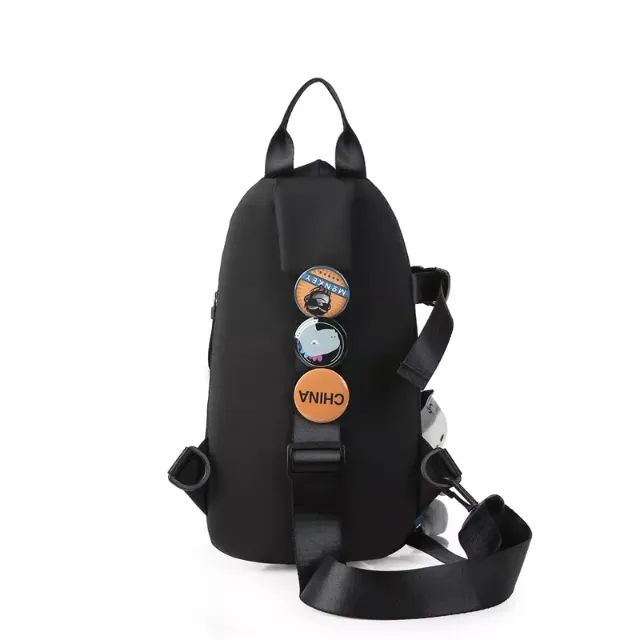 Mochila unissex para esportes e atividades ao ar livre, impermeável cor preta - Foto 6
