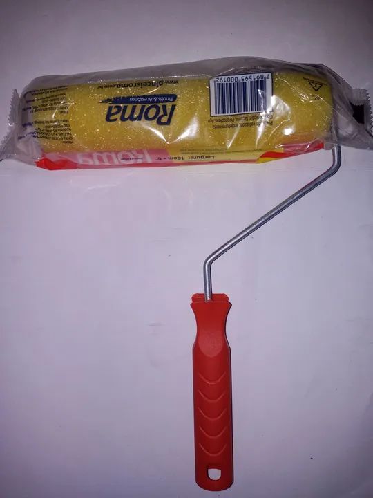 Kit 10 Rolos de Espuma 15 cm Roma - Foto 2