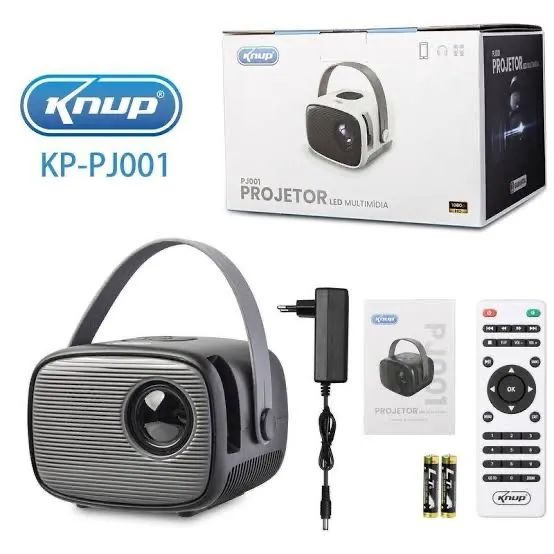 Projetor Led Multimídia knup KP-PJ001 1600 Lúmens - Foto 2